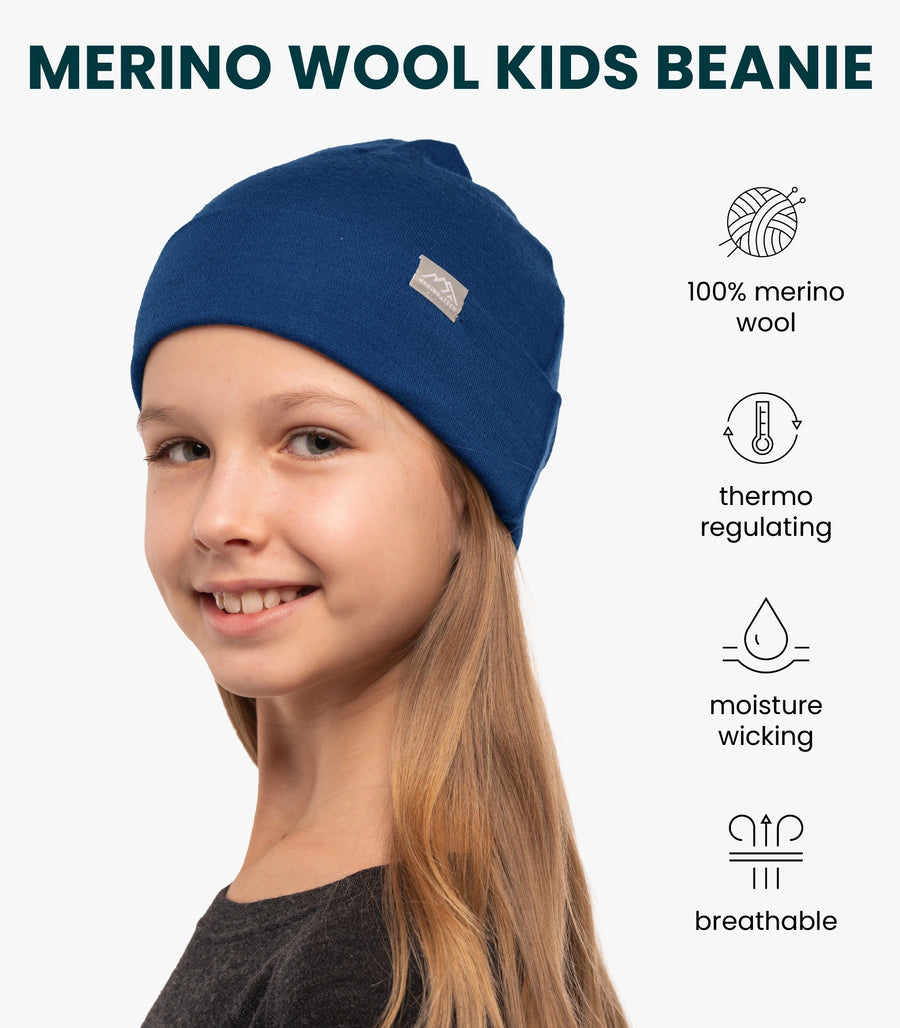 Kids' Beanie Denim — view 4