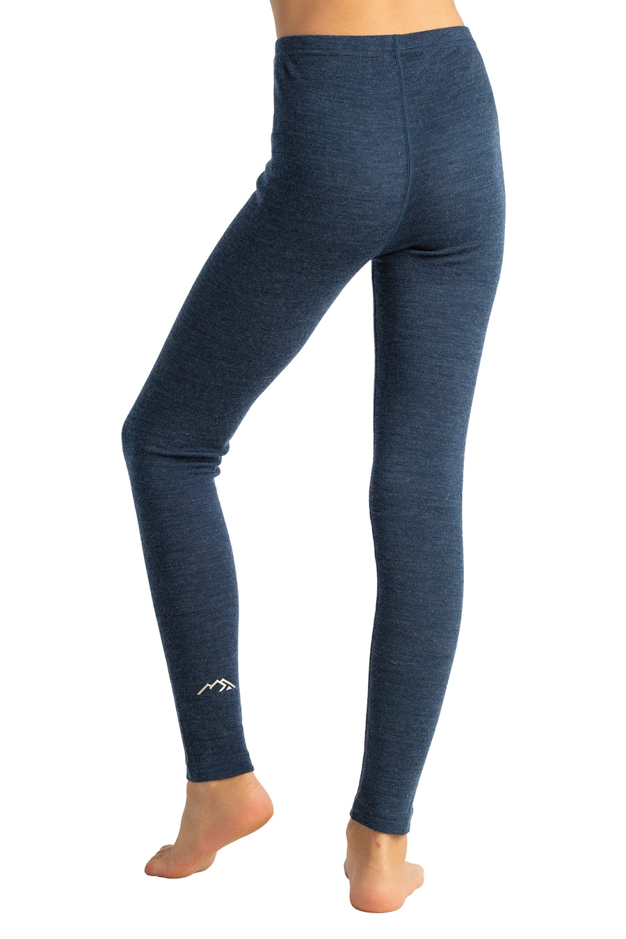 Kids' Merino Wool Pants 250 Navy — view 2