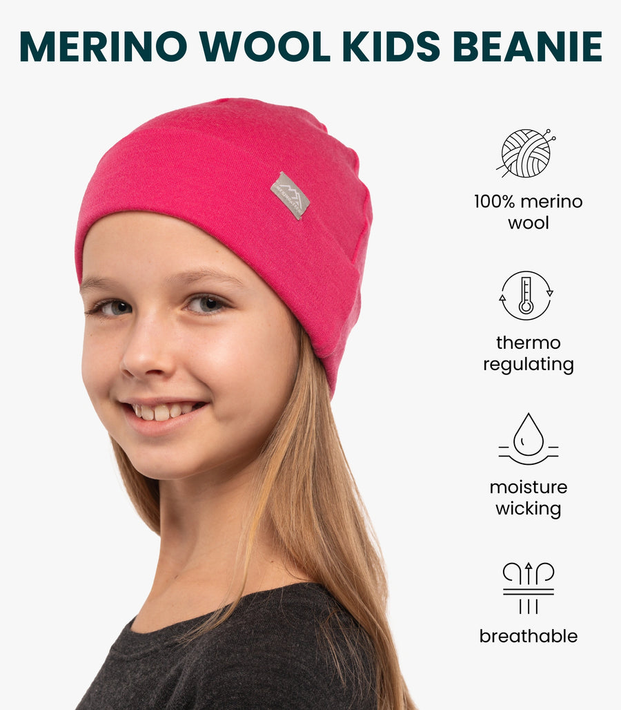 Kids' Beanie Pink — view 4