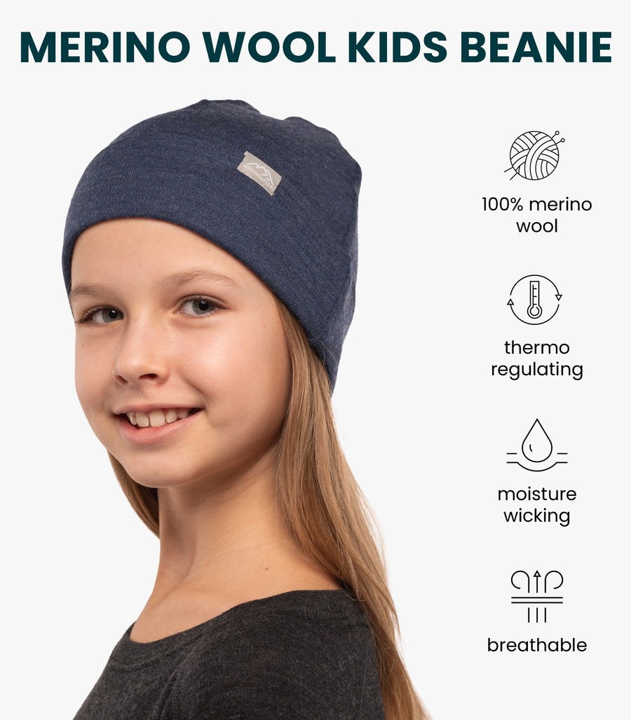 Kids' Beanie Windsor Blue — view 4