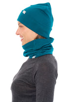 Adult Beanie Deep Teal + Gaiter — view 3