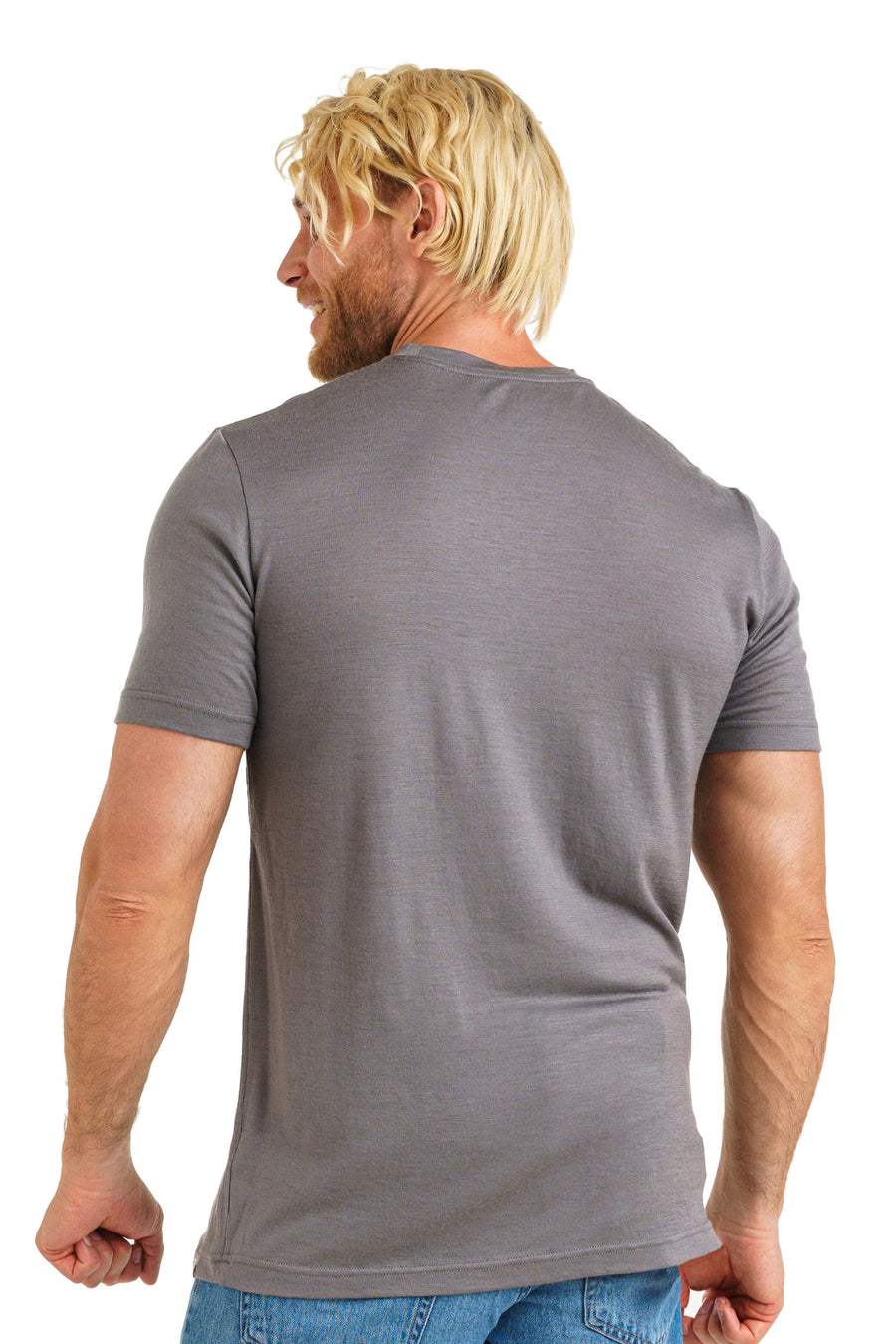 Men's Merino T-shirt 180 Perfect Gray — view 2