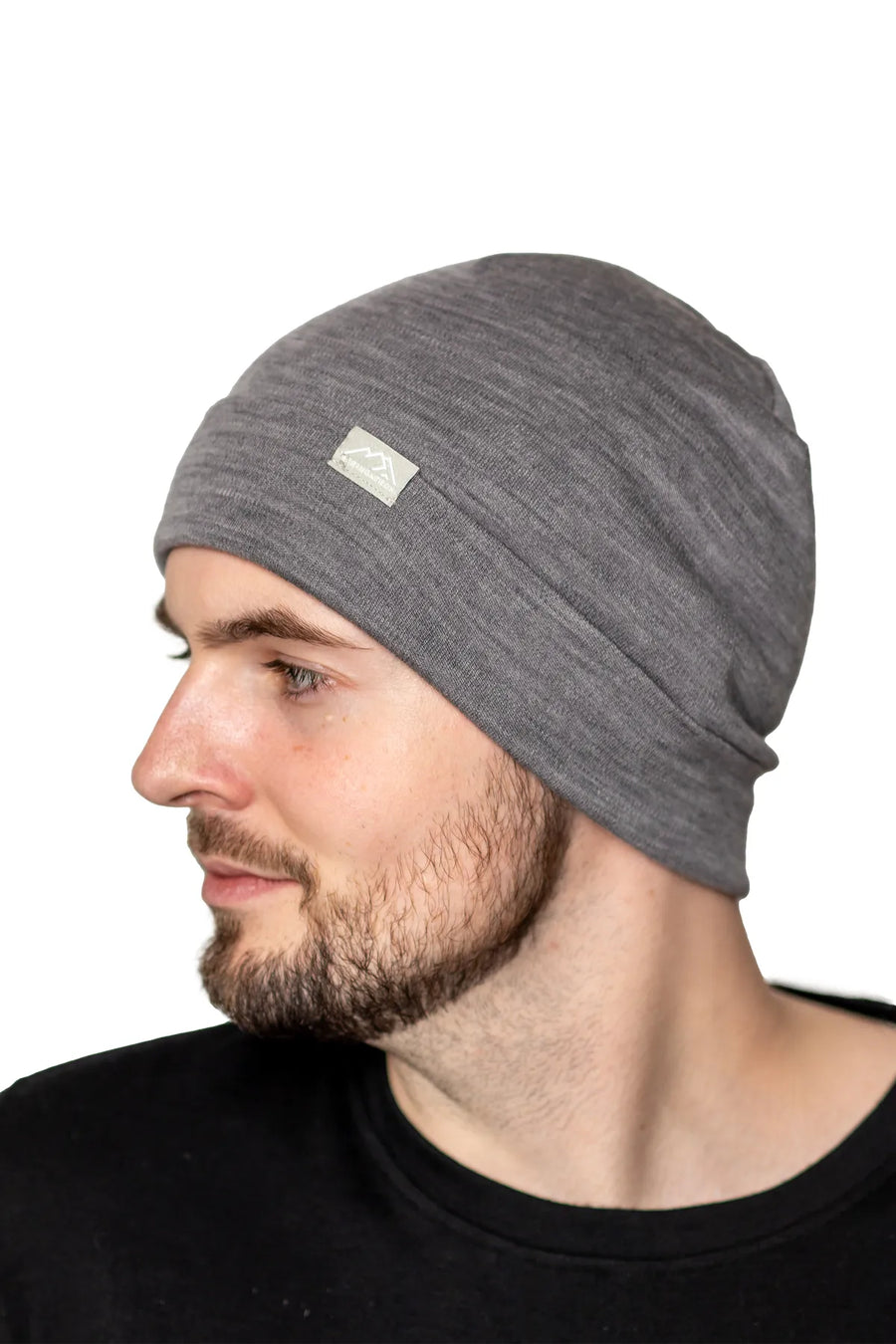 Adult Beanie Grey Melange — view 4