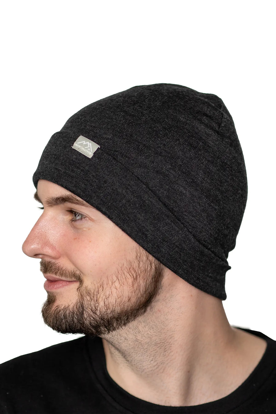 Adult Beanie Charcoal Grey — view 4
