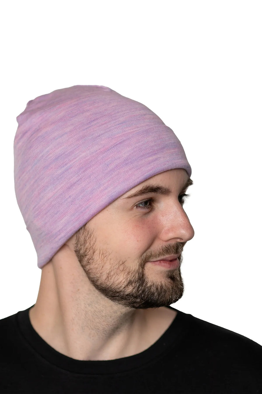 Adult Beanie Heather Lilac — view 4