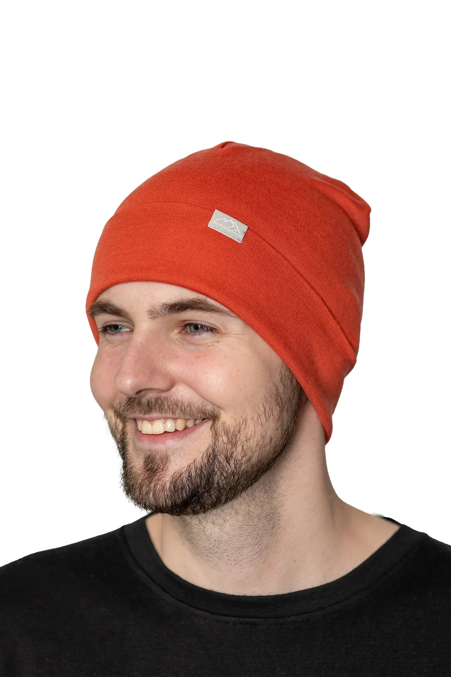 Adult Beanie Rusty Orange — view 4