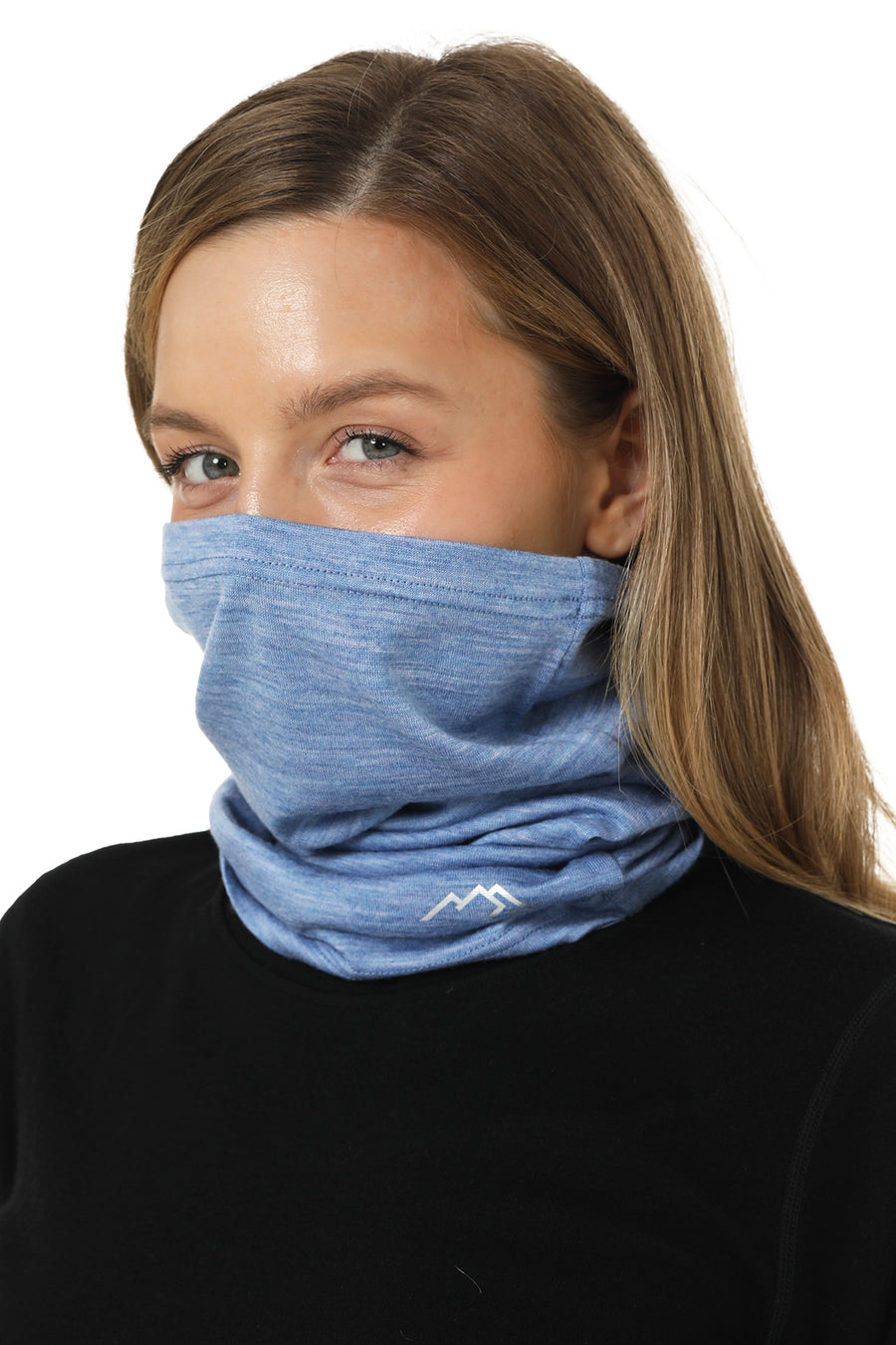 Merino Neck Gaiter 165 Deep Blue — view 5