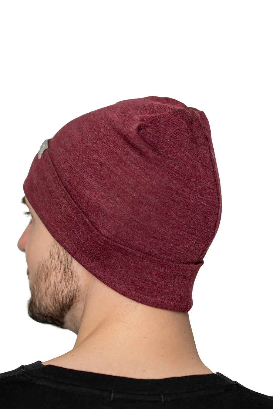Adult Beanie Burgundy — view 4