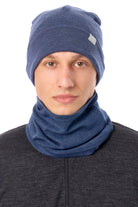 Adult Beanie Navy Blue + Gaiter — view 4