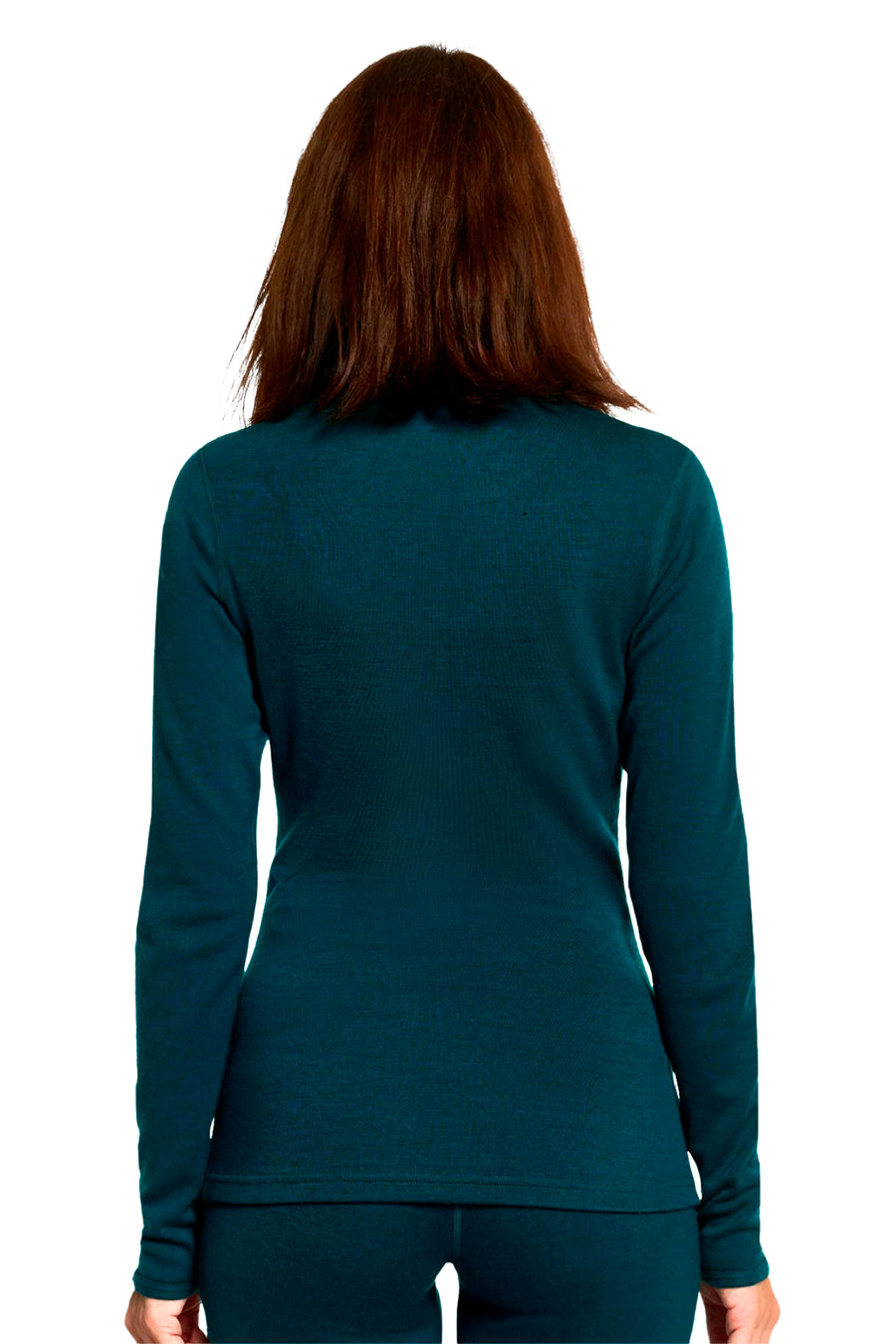 Women's Merino Long Sleeve 320 Deep Teal — view 2