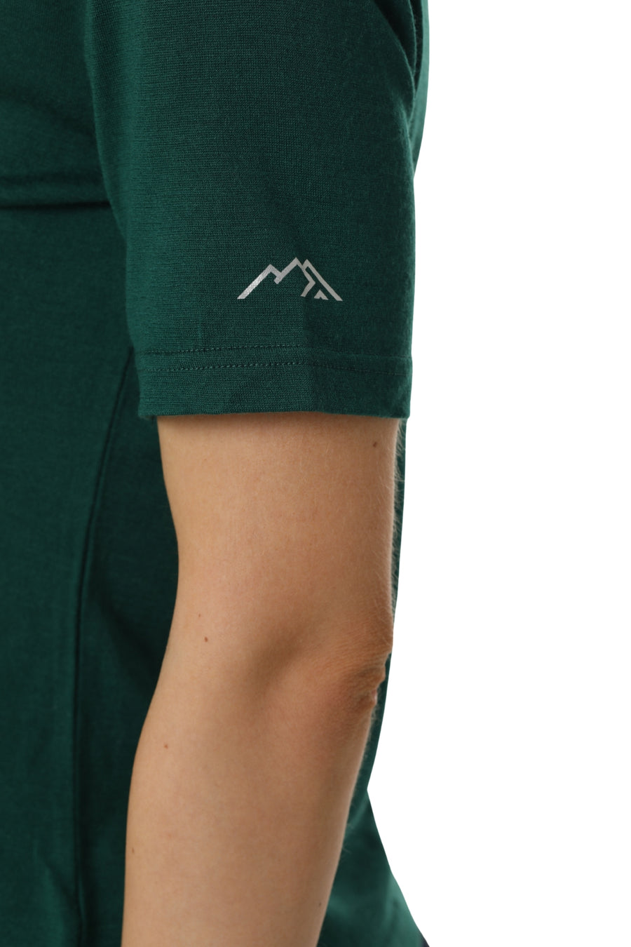 Women's Merino T-shirt 180 Forest Green Crewneck with socks — view 5