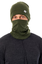 Adult Beanie Army Green + Gaiter — view 7