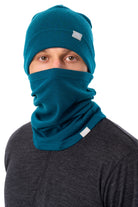 Adult Beanie Deep Teal + Gaiter — view 6