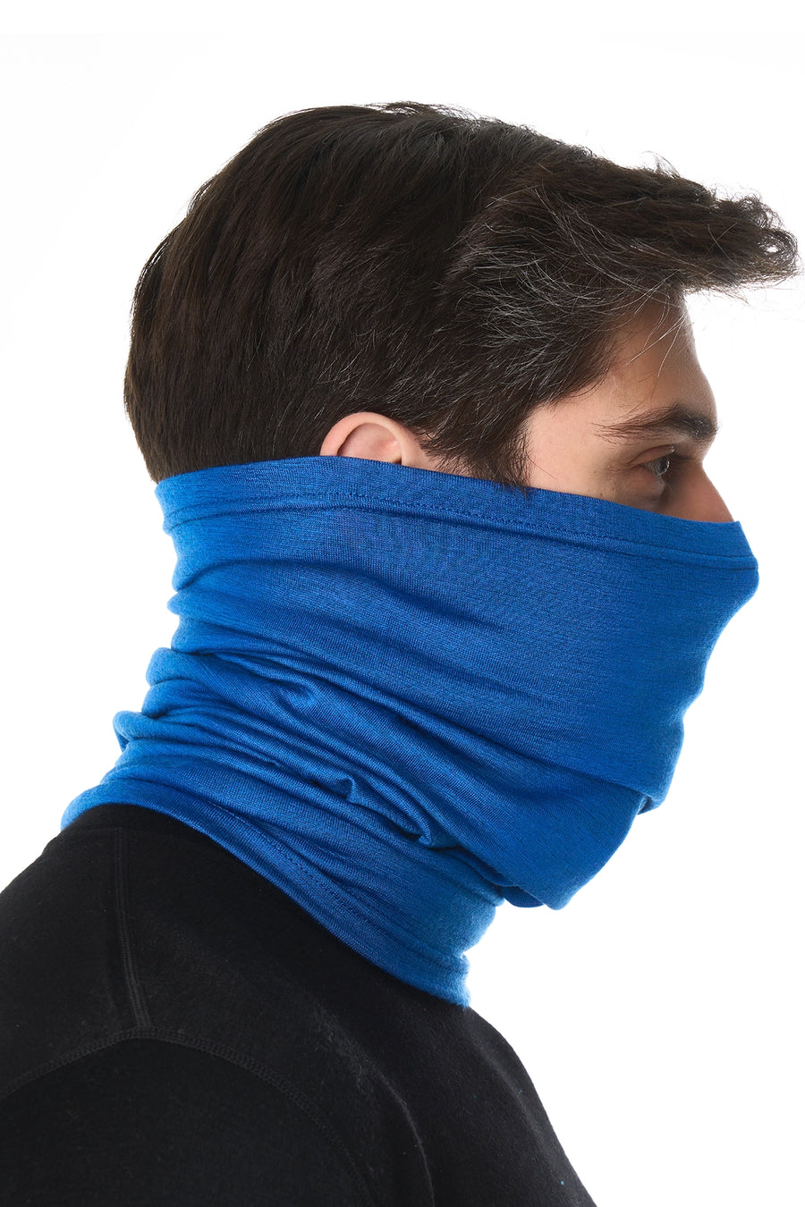 Merino Neck Gaiter 165 Sky Blue — view 6