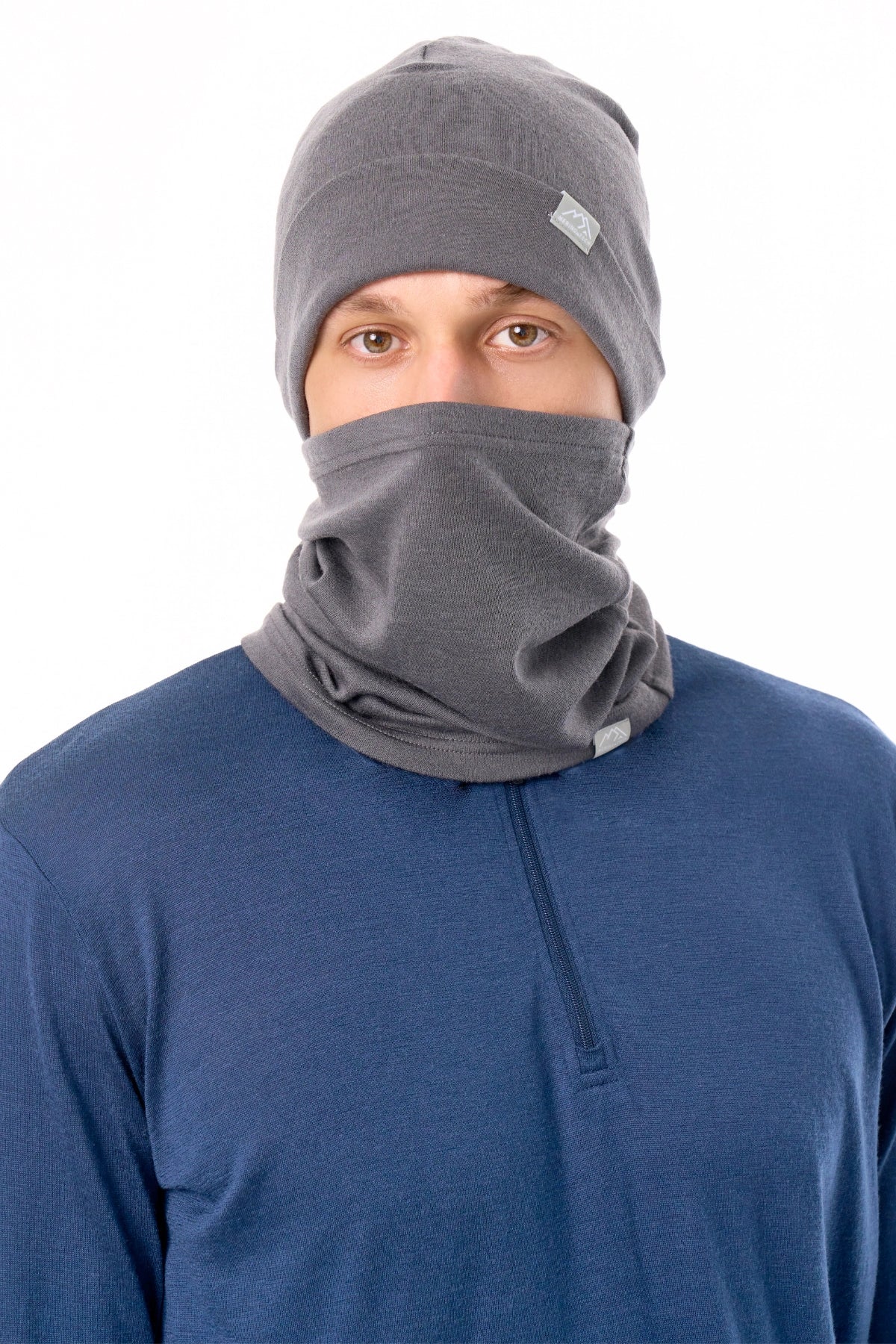 Adult Beanie Grey Shades + Gaiter — view 7