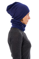 Adult Beanie Deep Navy + Gaiter — view 4