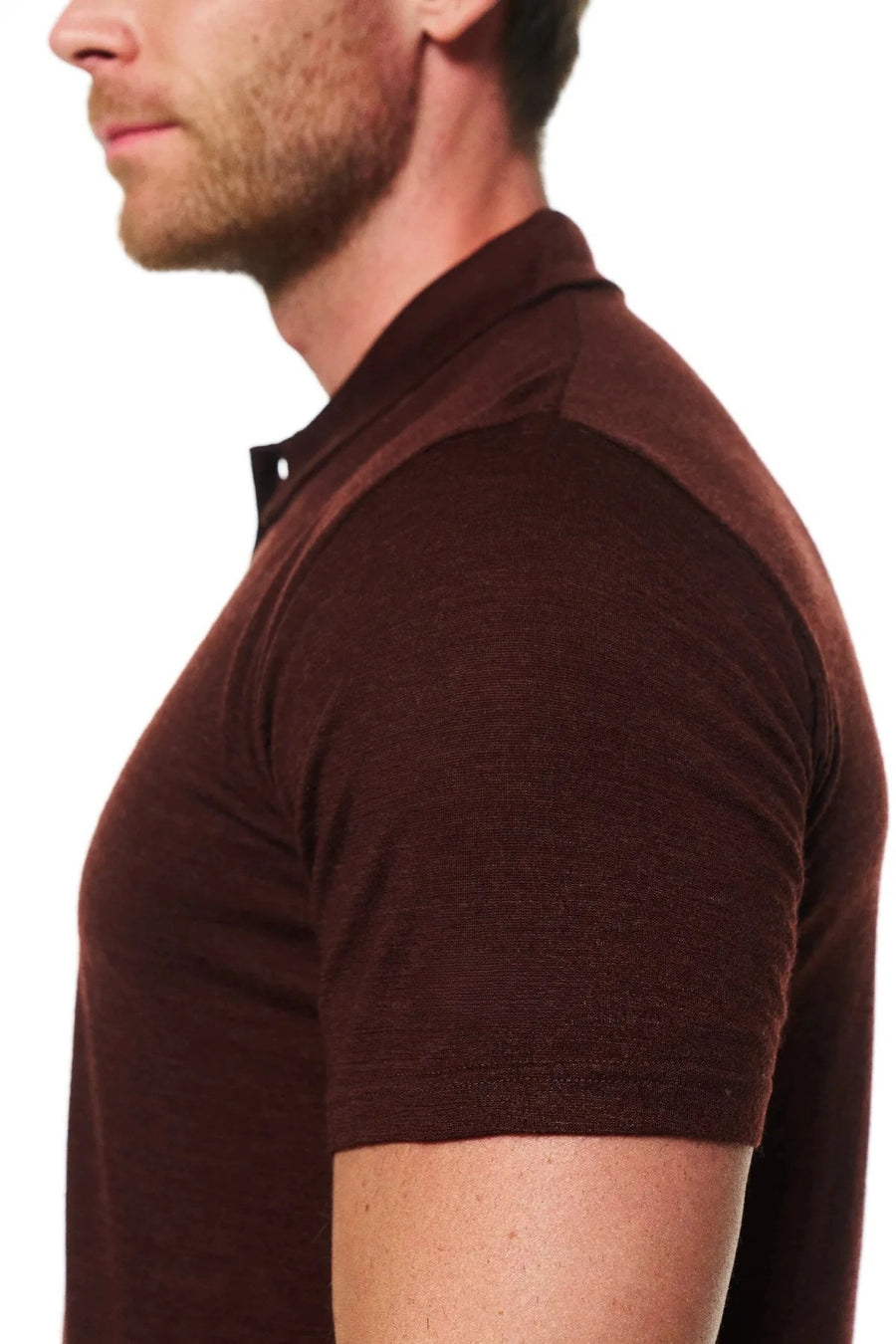 Men's Merino Polo 180 Bordo — view 5