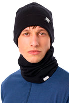 Adult Beanie Black + Gaiter — view 5