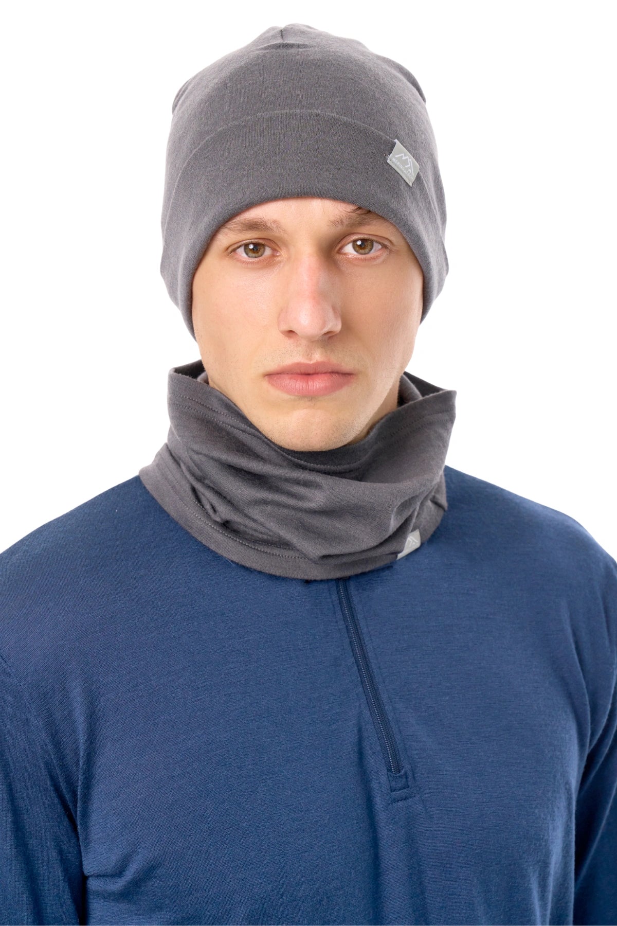 Adult Beanie Grey Shades + Gaiter — view 5
