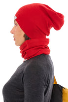 Adult Beanie Red + Gaiter — view 4