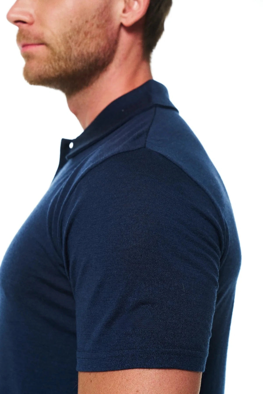 Men's Merino Polo 180 Midnight Navy — view 6