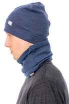 Adult Beanie Navy Blue + Gaiter — view 5