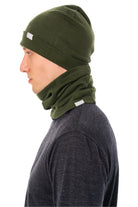Adult Beanie Army Green + Gaiter — view 6