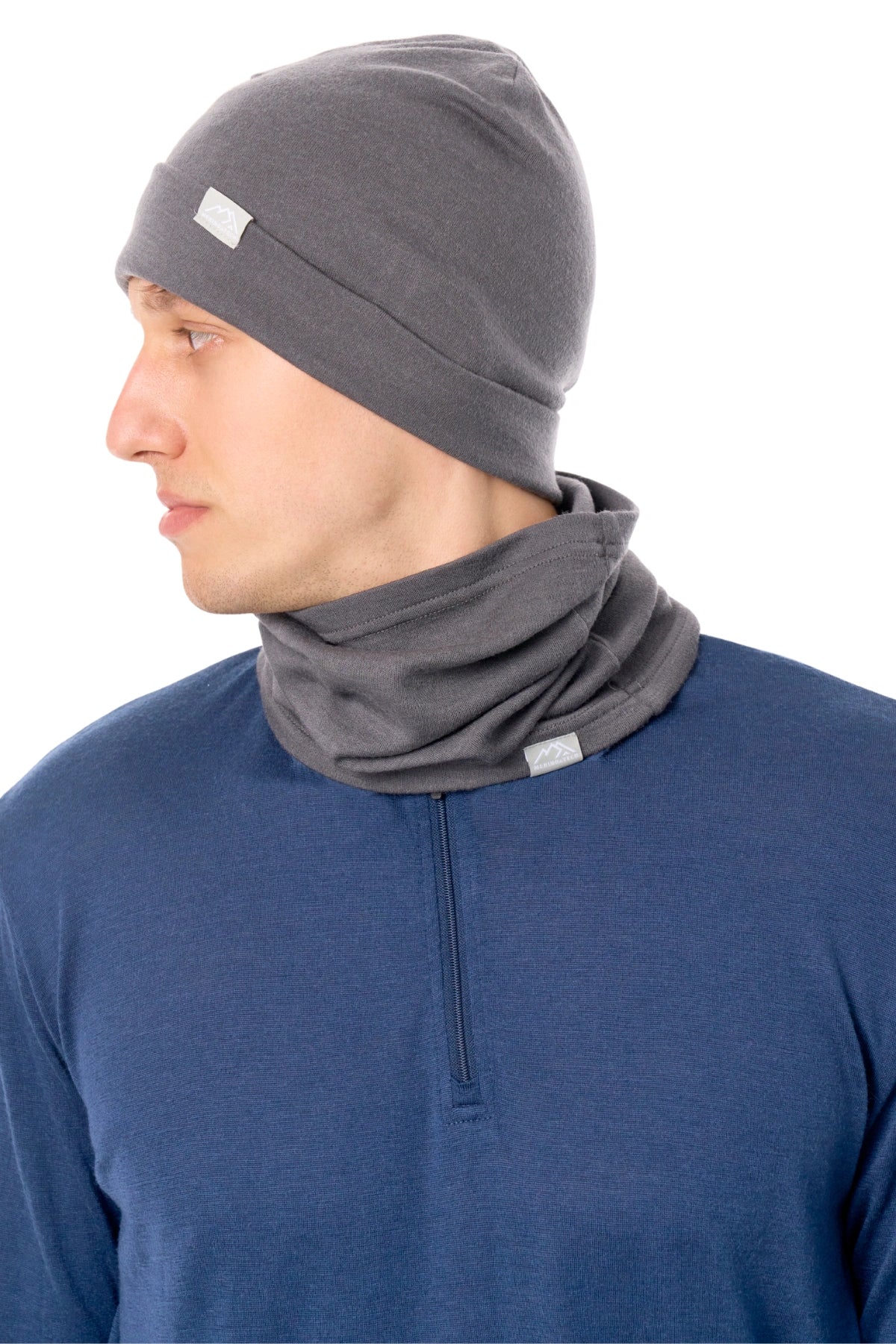 Adult Beanie Grey Shades + Gaiter — view 6