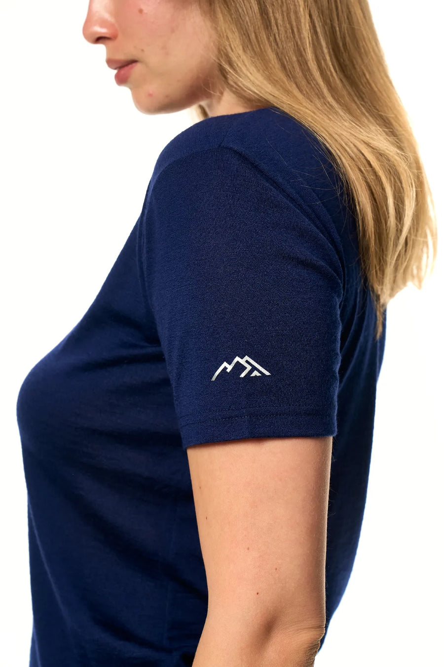 Women's Merino T-shirt 180 Deep Navy Crewneck — view 5