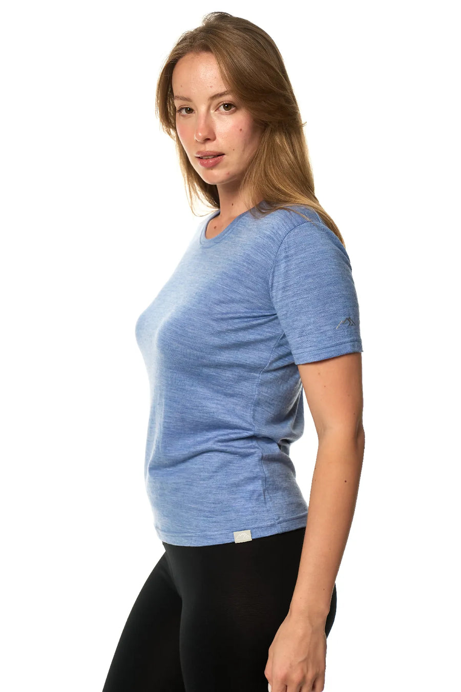 Women's Merino T-shirt 180 Dark Blue Crewneck — view 2