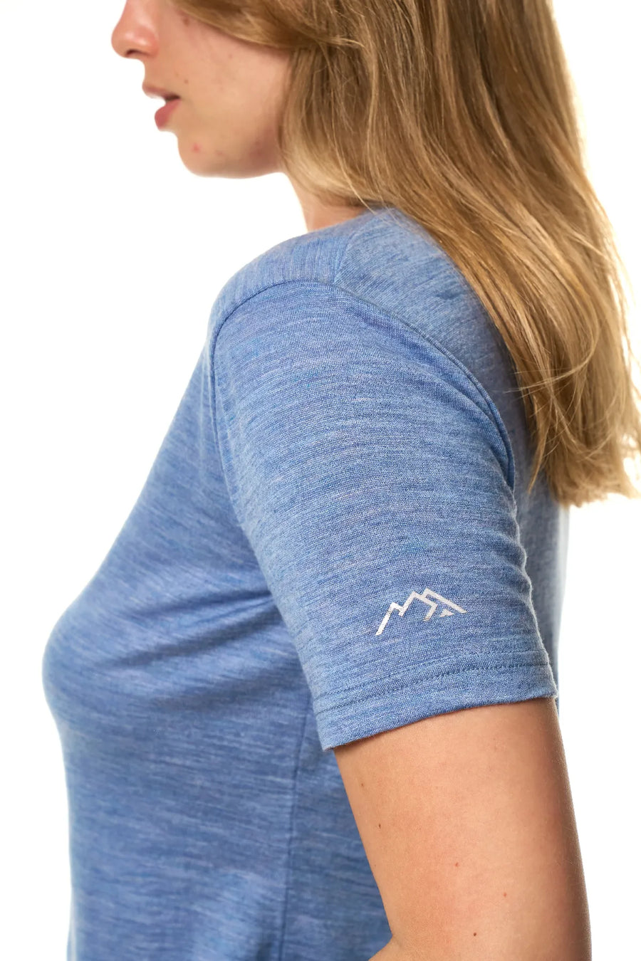 Women's Merino T-shirt 180 Dark Blue Crewneck — view 5