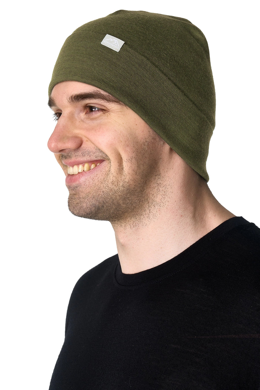 Adult Beanie Dark Olive — view 3