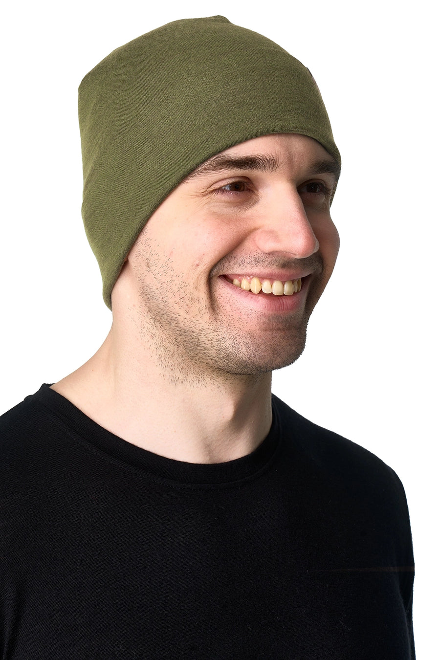 Adult Beanie Dark Olive — view 4