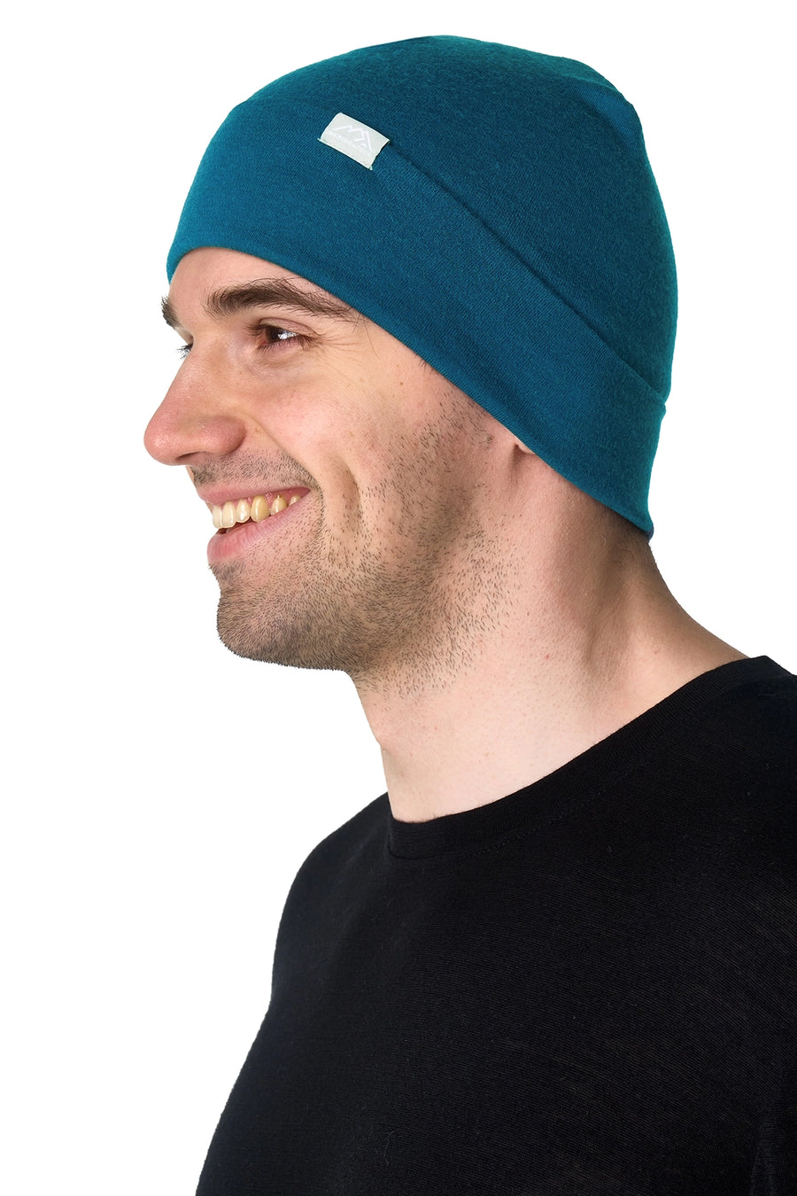 Adult Beanie Deep Teal — view 3
