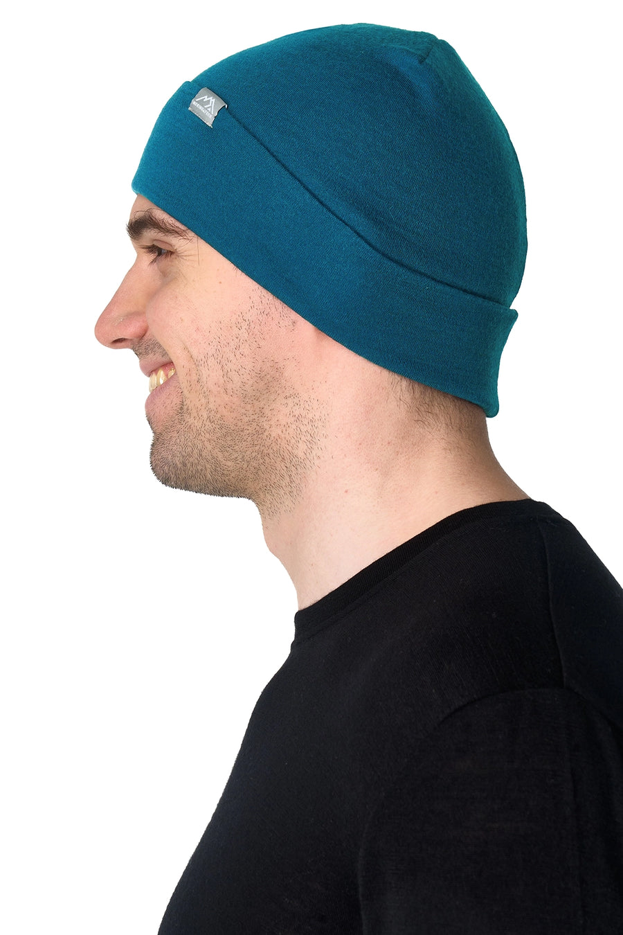 Adult Beanie Deep Teal — view 4