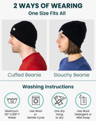 Adult merino beanie and gaiter — lifestyle