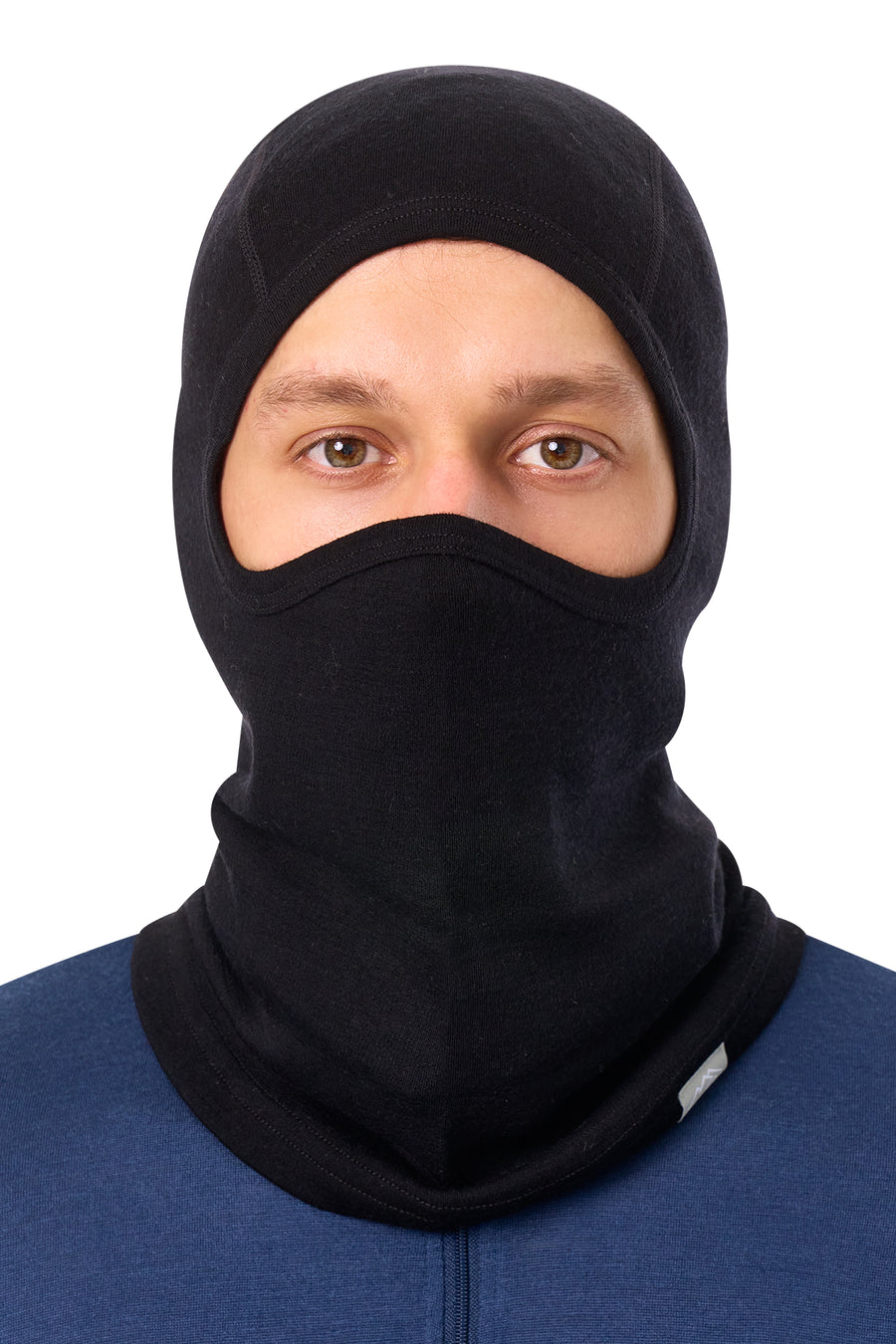 Merino Wool Balaclava Black