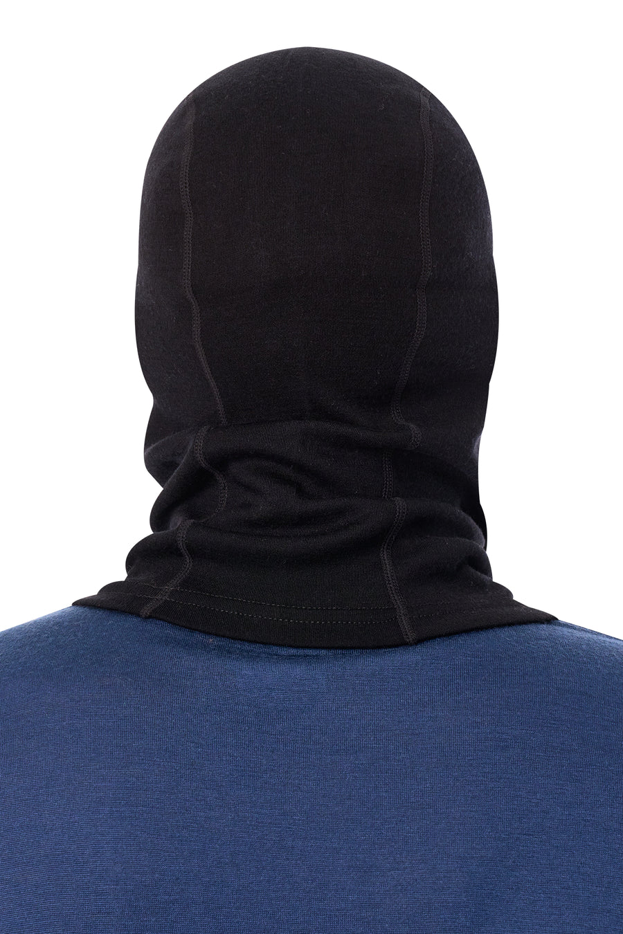 Merino Wool Balaclava Black — view 2