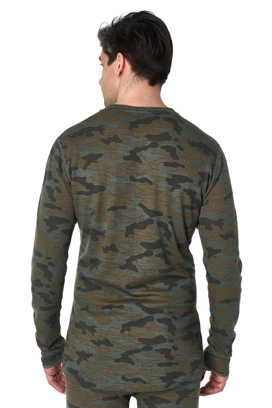 Men's Merino Long Sleeve 250 Camo — view 3