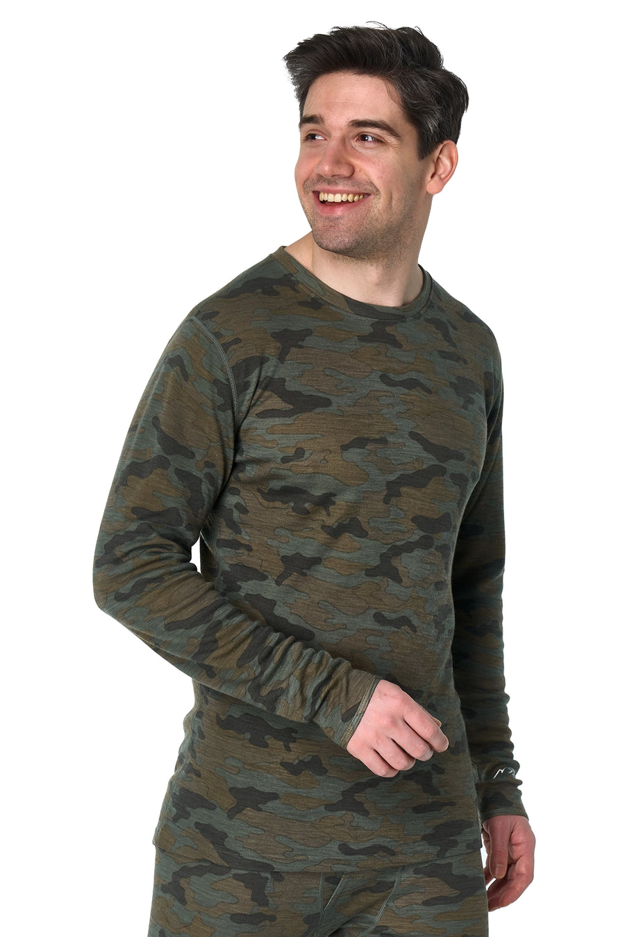 Men's Merino Long Sleeve 250 Camo — view 4