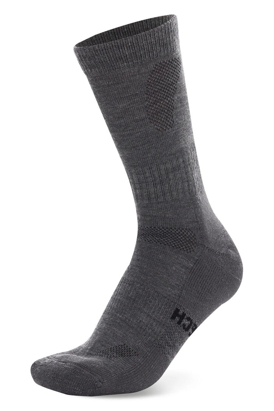 Merino Wool Hiking Socks, multicolor: Silver Grey, Dark Charcoal, Coal Black — view 6