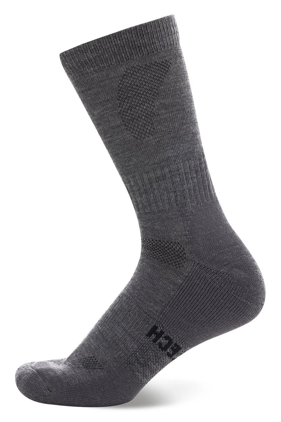 Merino Wool Hiking Socks, multicolor: Silver Grey, Dark Charcoal, Coal Black — view 7
