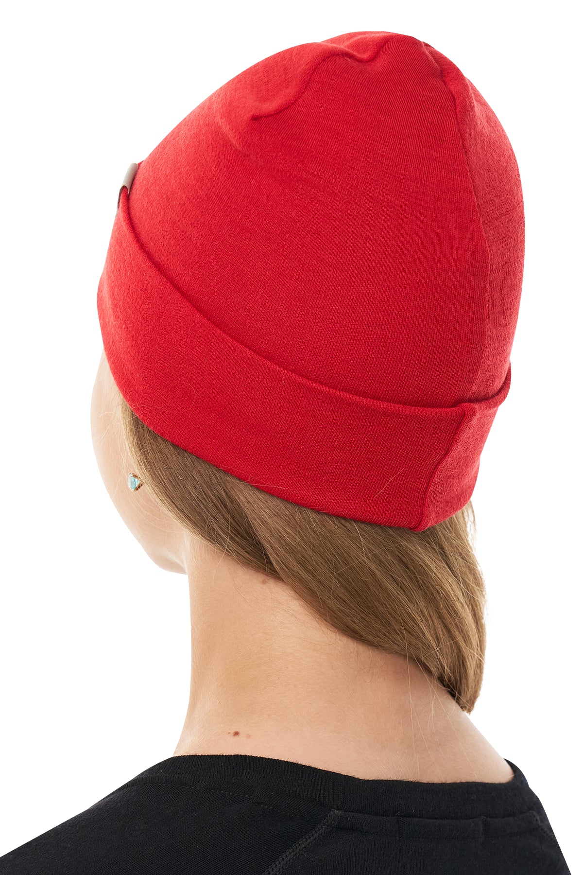 Kids' Beanie Cherry Red — view 4