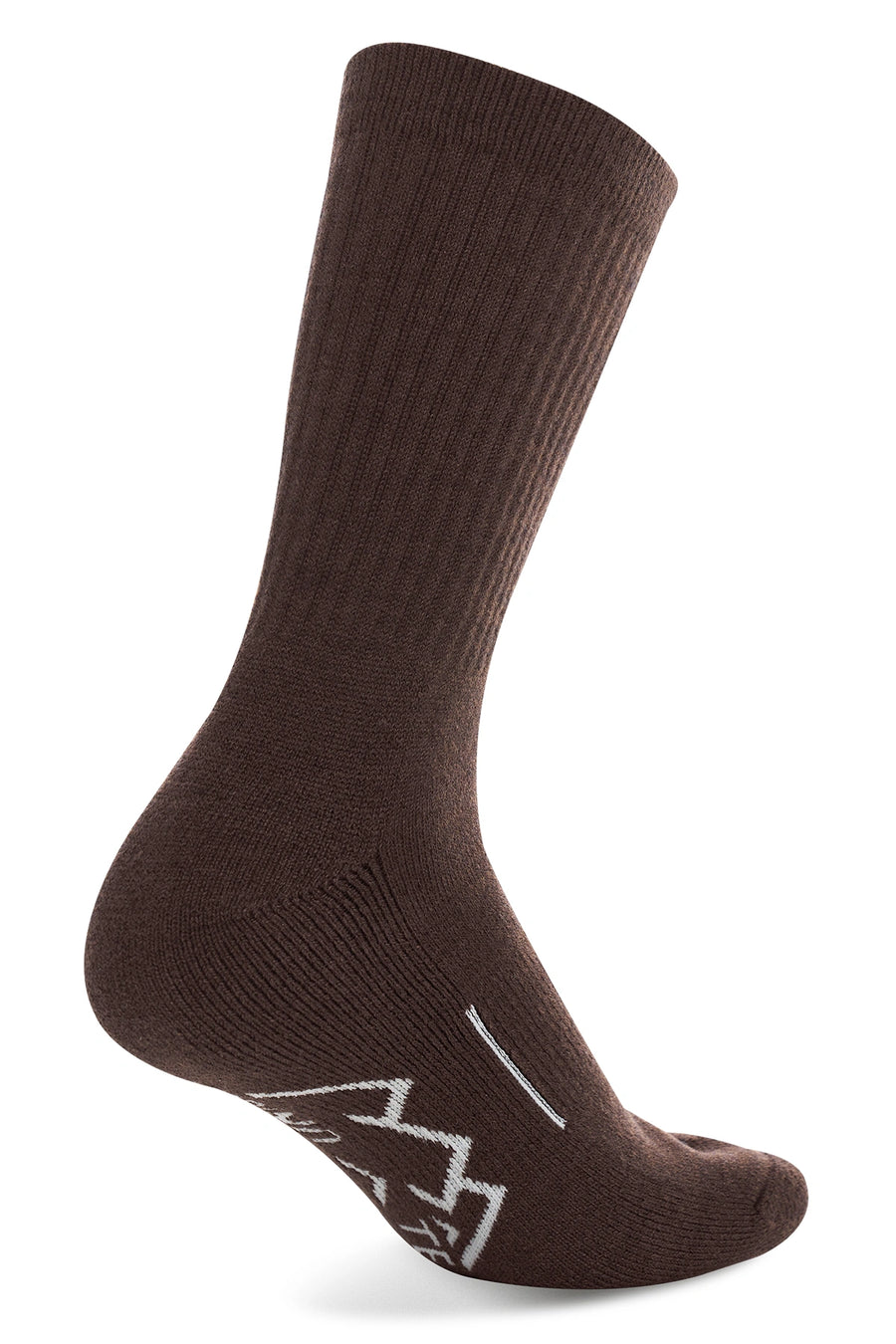 Merino Wool Hiking Socks, 3 pack, Chocolate — view 4
