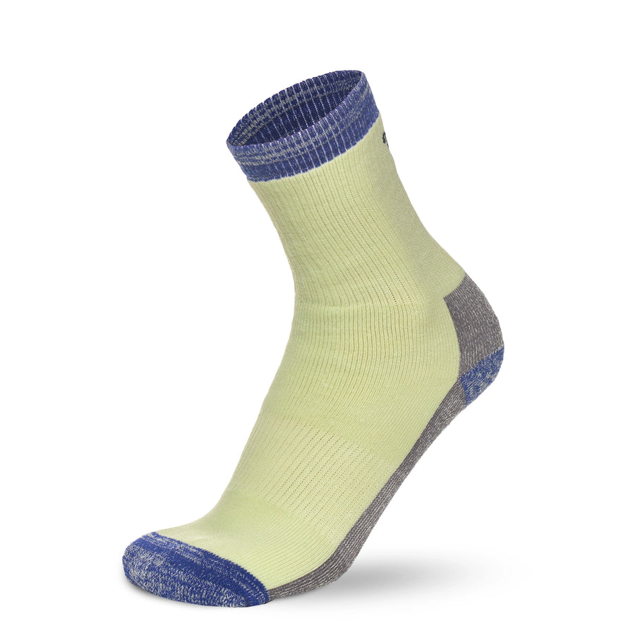 Merino Wool Running Socks, 2 pack, Green Purple — view 2
