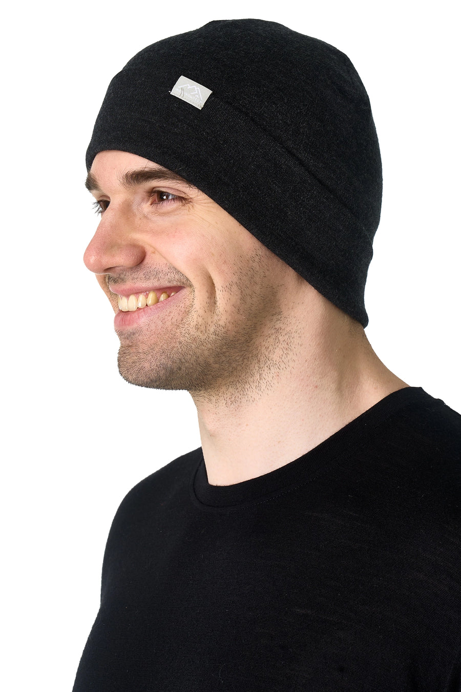 Adult Beanie Charcoal Grey — view 3