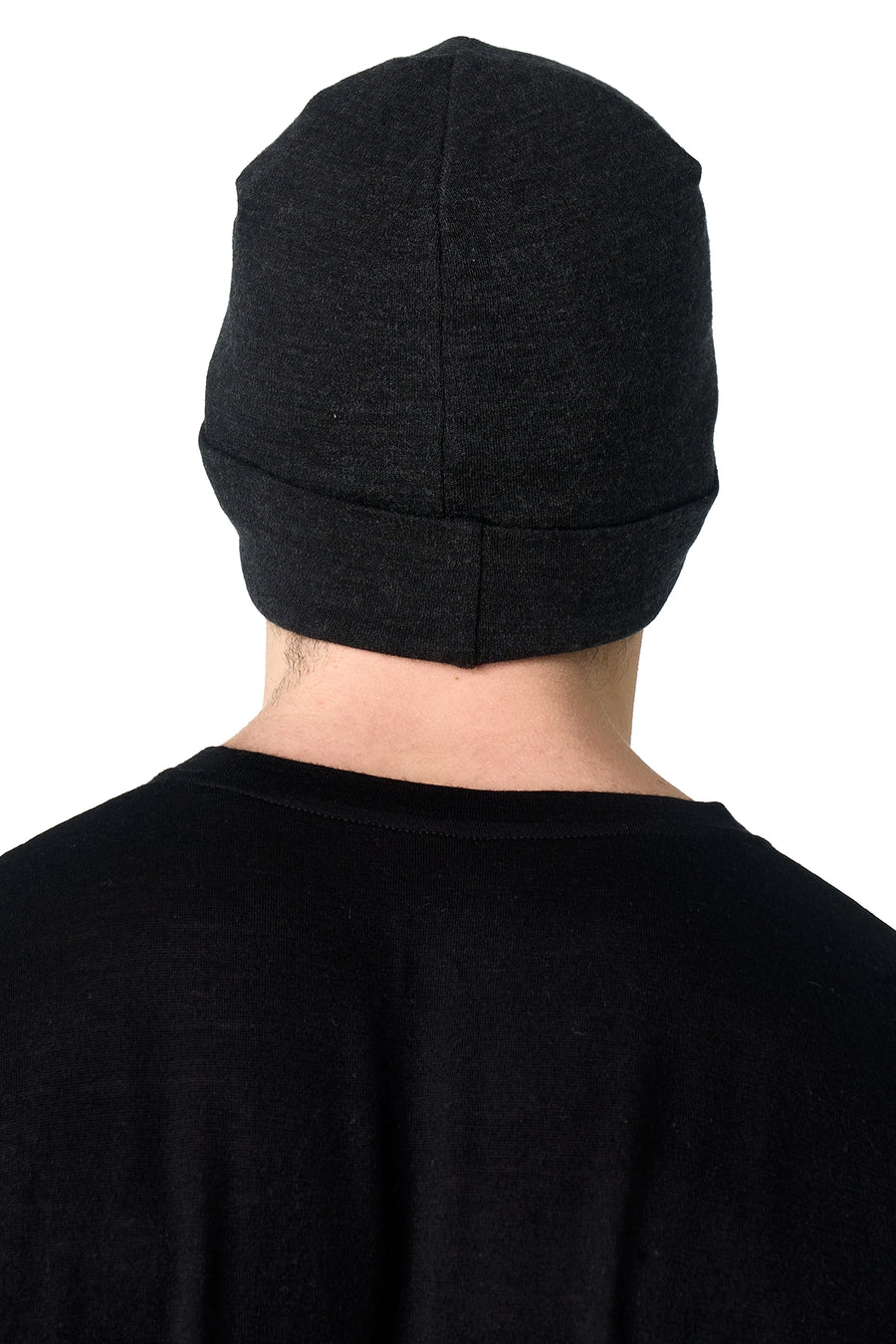 Adult Beanie Charcoal Grey — view 2
