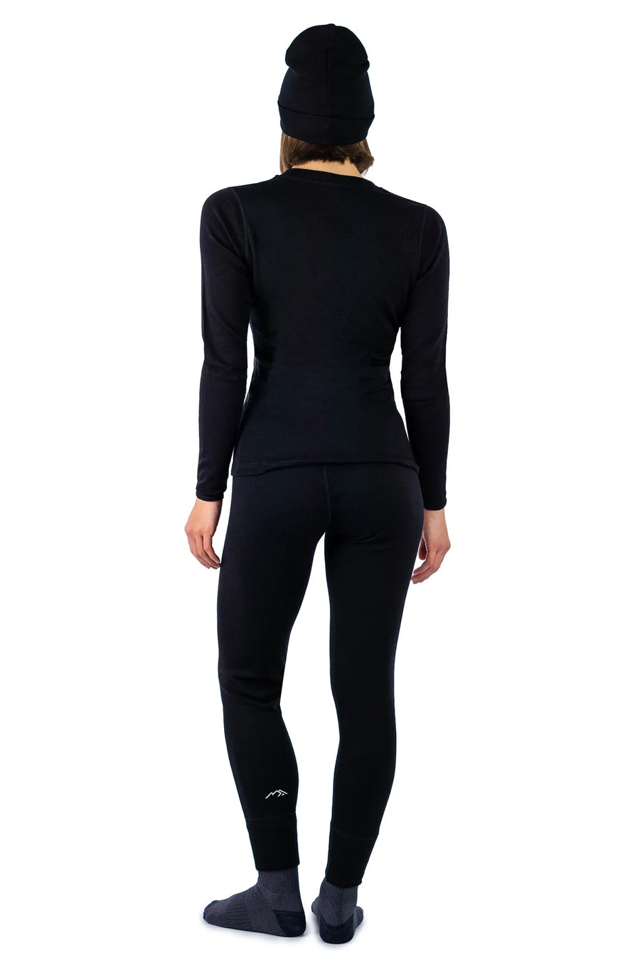 Women's Black Set + Black Beanie — view 2