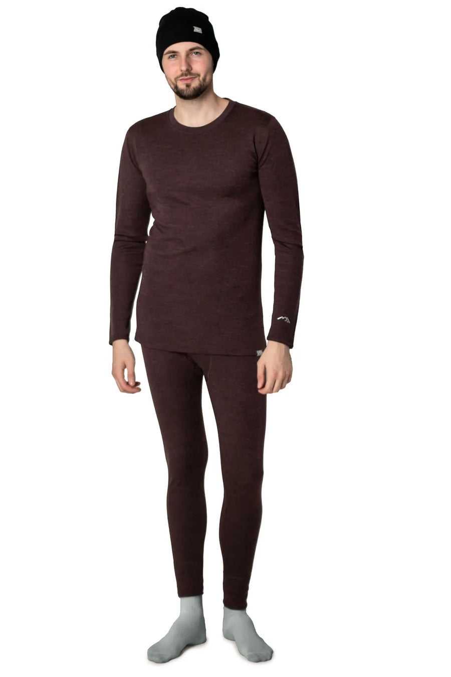 Men's Chocolate Set + Black Beanie — view 3