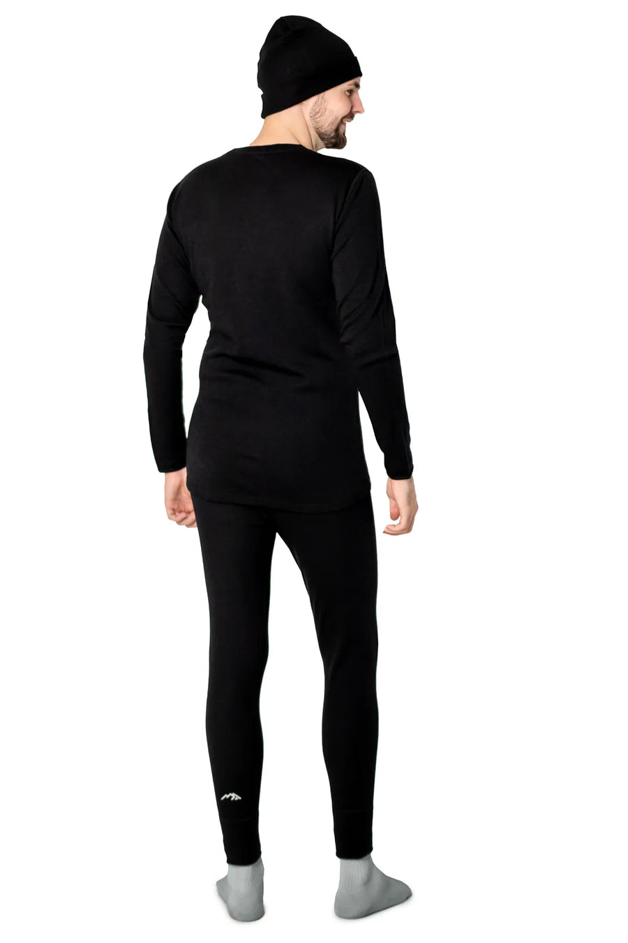 Men's Black Set + Black Beanie — view 2